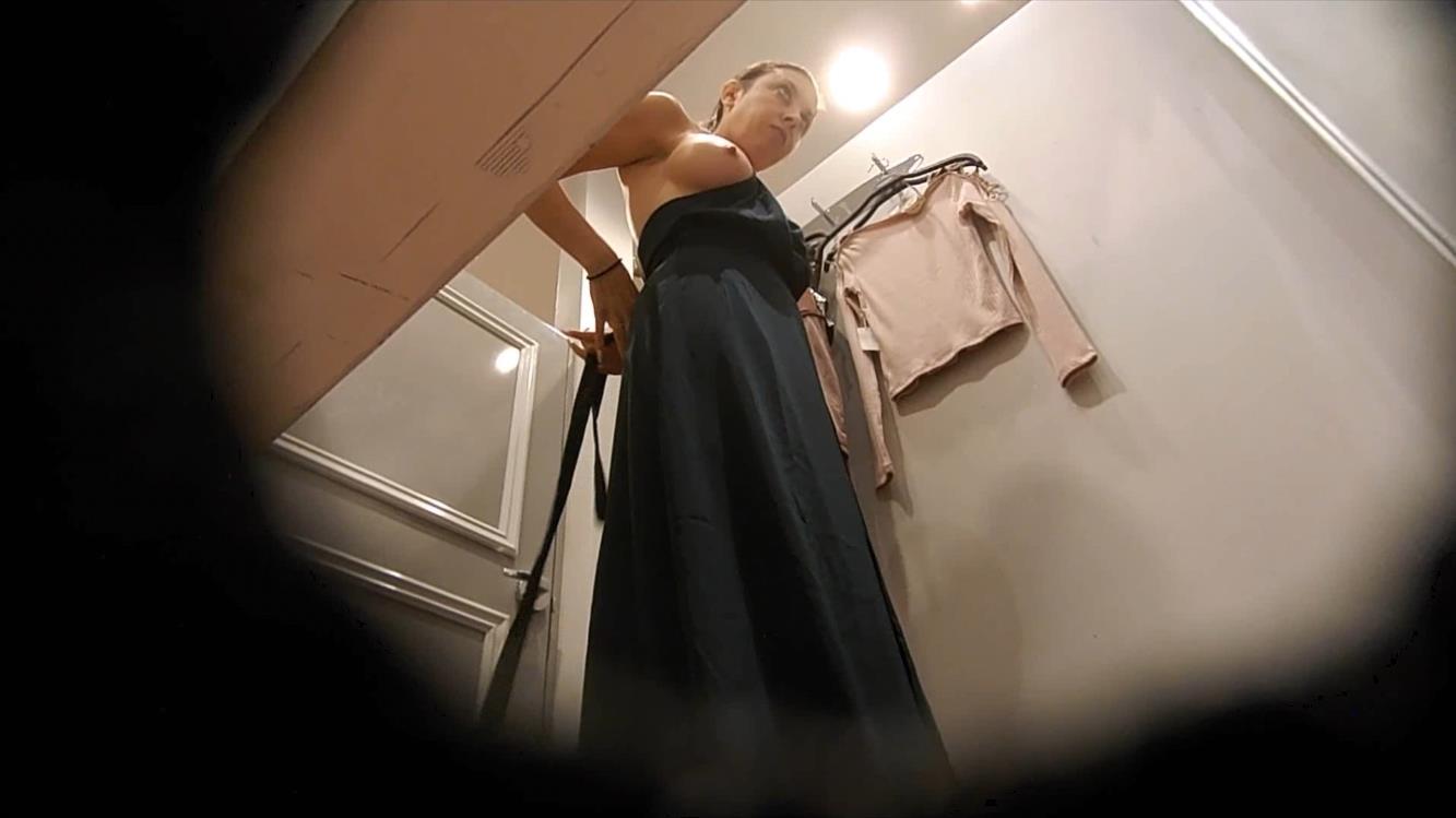 Dressing room orgasm